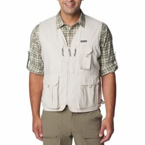 Columbia Men Omni-Wick Silver Ridge Utility Hiking and Trekking Vest