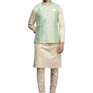 DIWAS BY MANYAVAR Mens Kurta Jacket Set