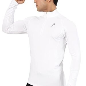 Thrive Mens Slim Fit Pullover Sport and Gym Full Sleeve T-Shirt for Men