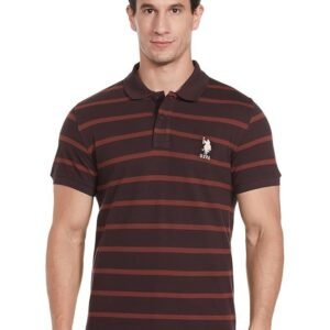 U.S.POLO ASSN. Men's Striped Regular Fit Polo Shirt