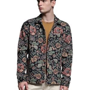 JACK & JONES Men's Floral Oversized Fit Shirt