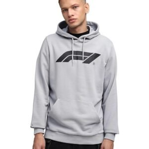 Puma , Men, F1 ESS Logo Hoodie, Gray Echo, L