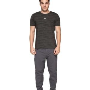 STRCH Men's Nylon Half Sleeve T-Shirt Regular Fit - Workout Activewear for Gym, Quick Dry Training, Running, Fitness, Jogging, Exercise, Casual Wear.