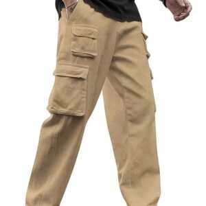 Lymio Men's Regular Fit Low Rise Cargo || Cotton Cargo Pants