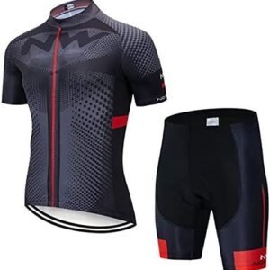 PROTOS INDIA.NET ™ Cycle Suits for Men, Cycling, Jersey, Men, Mountain Bike, Short Sleeve, Street Bike Clothing, MTB Summer Clothing Set Printed Men & Women Black, Red Swimsuit