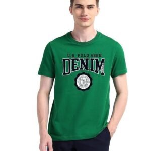 U.S. Polo Assn. Denim Co. Brand Printed Cotton T-Shirt