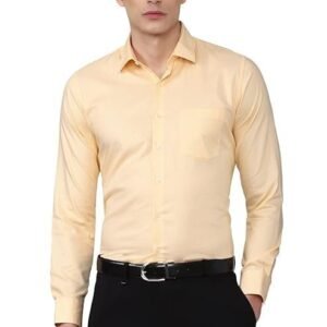 Van Heusen Formal Micro Checkered Shirt for Men| Premium Cotton| Full Sleeves| Slim Fit |Breathable Fabric